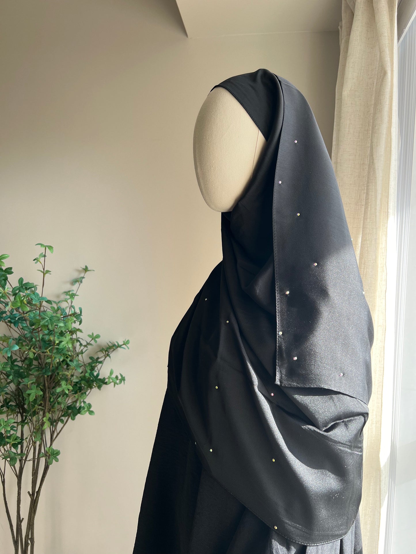 Rhinestone Shayla / Hijab / Khimar / Long Shayla / hijab scarf