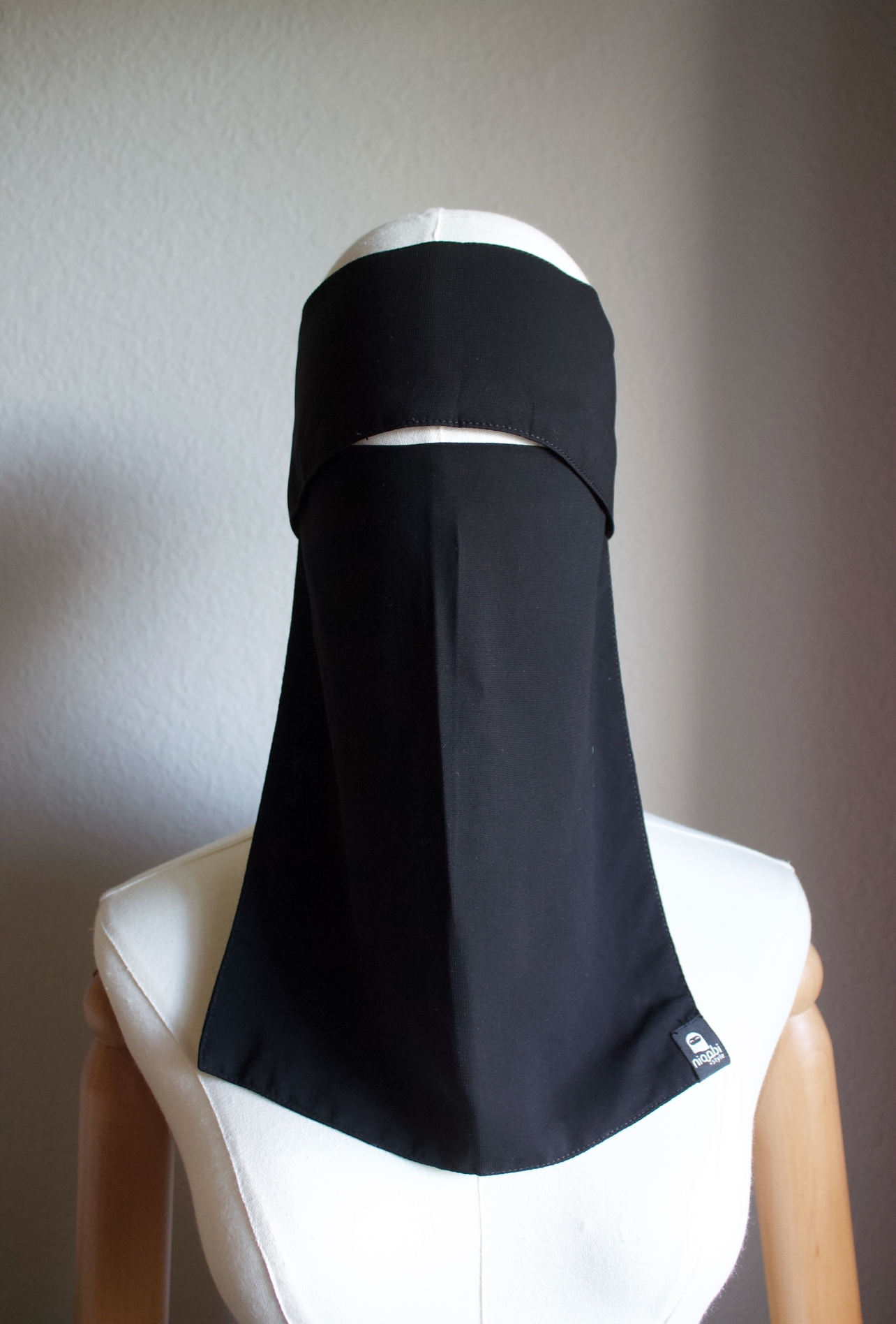 Detachable flap niqab