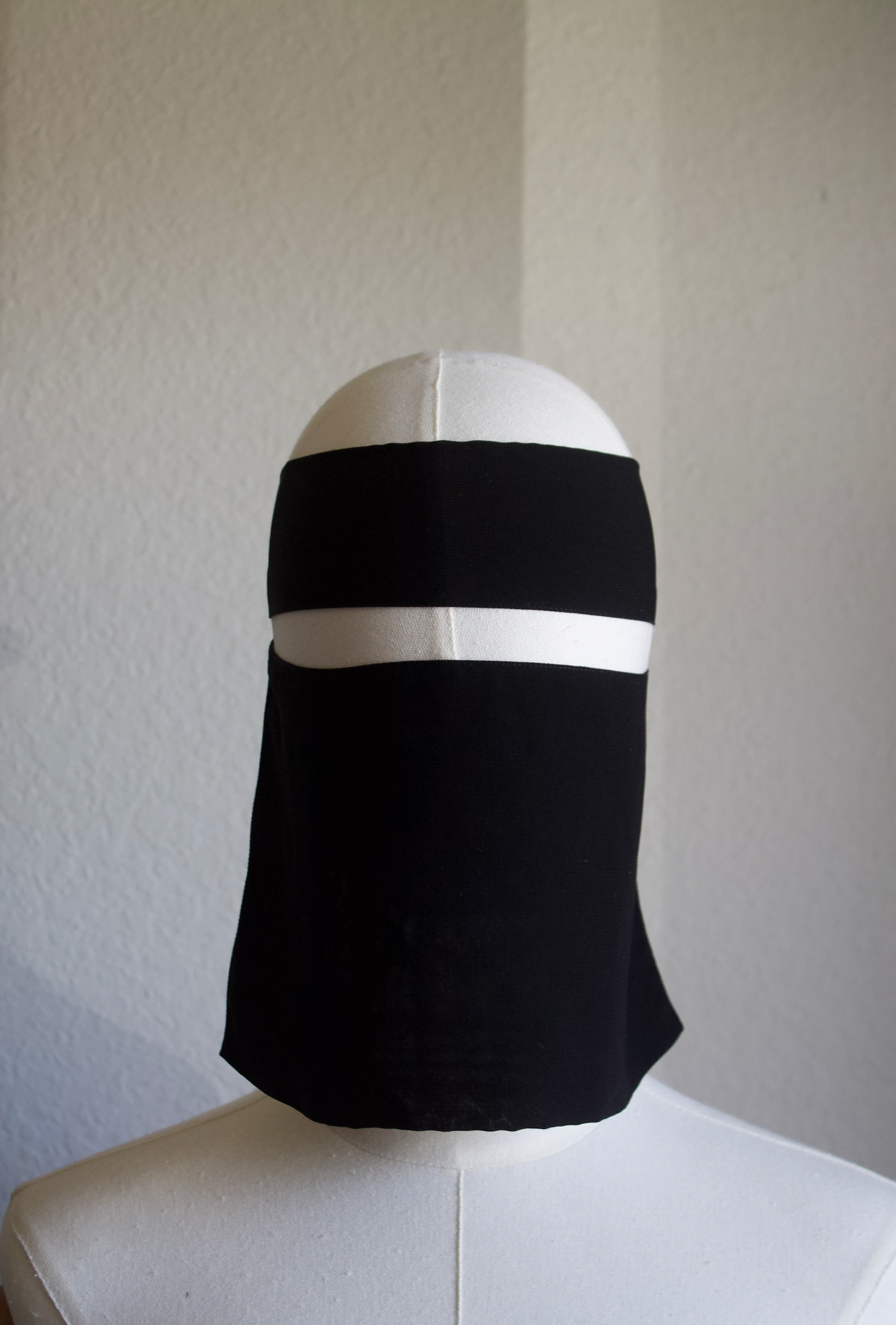 soft band Niqab (gold logo slanted elastic band)