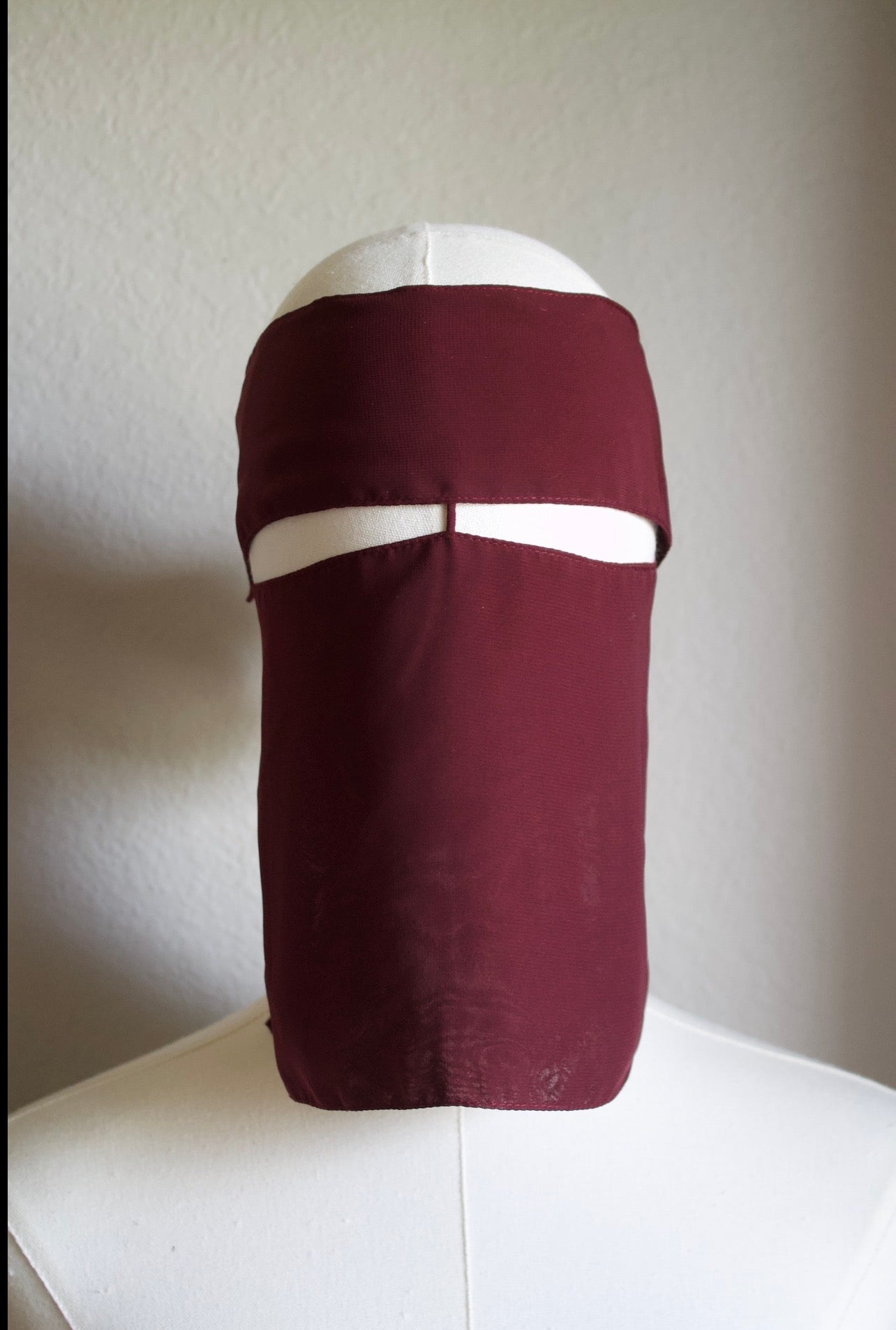 Saudi style makeup niqab with nose string