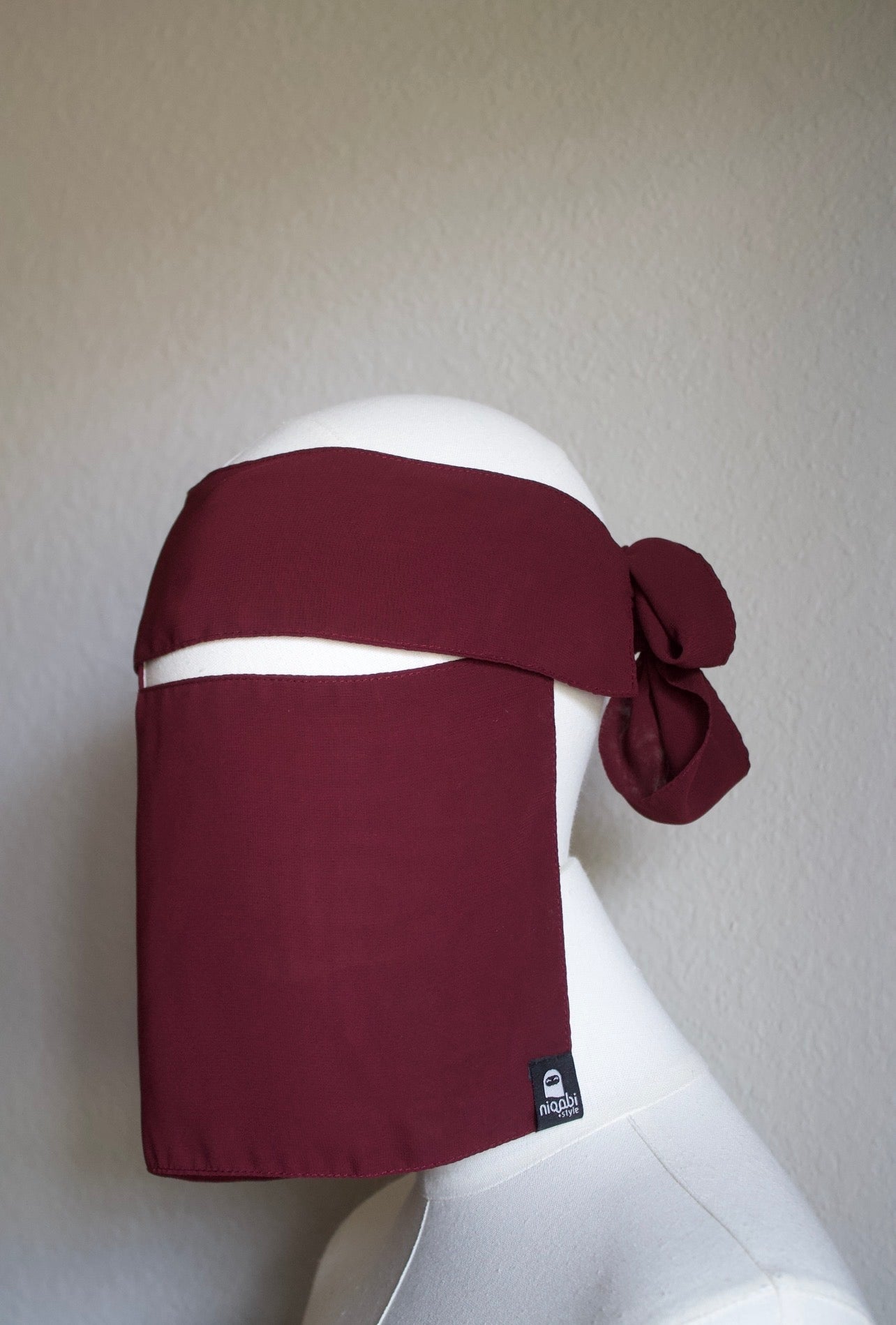 Saudi style makeup niqab with nose string
