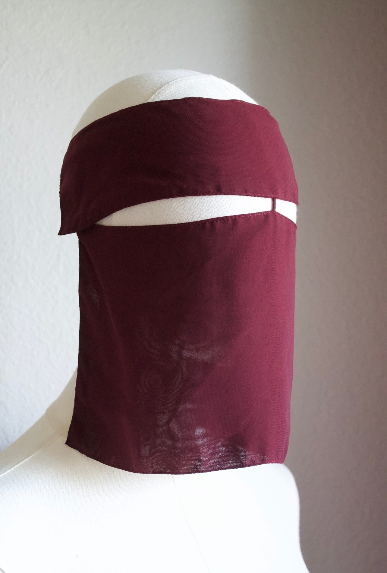 Saudi style makeup niqab with nose string