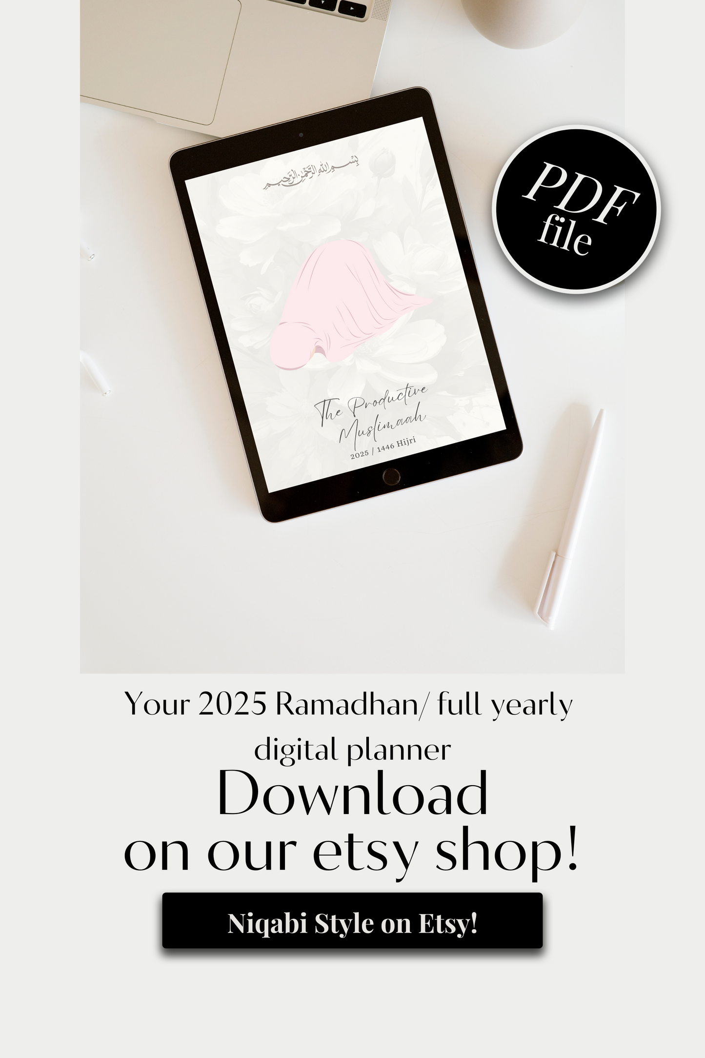 2025 Trending Muslimah Daily Planner | Islamic Productivity