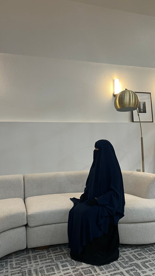 Navy Saudi Overhead Khimar set