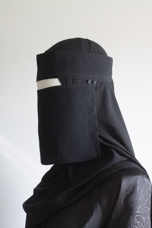 SHORTIE Saudi Style Niqab - CLIP SNAP