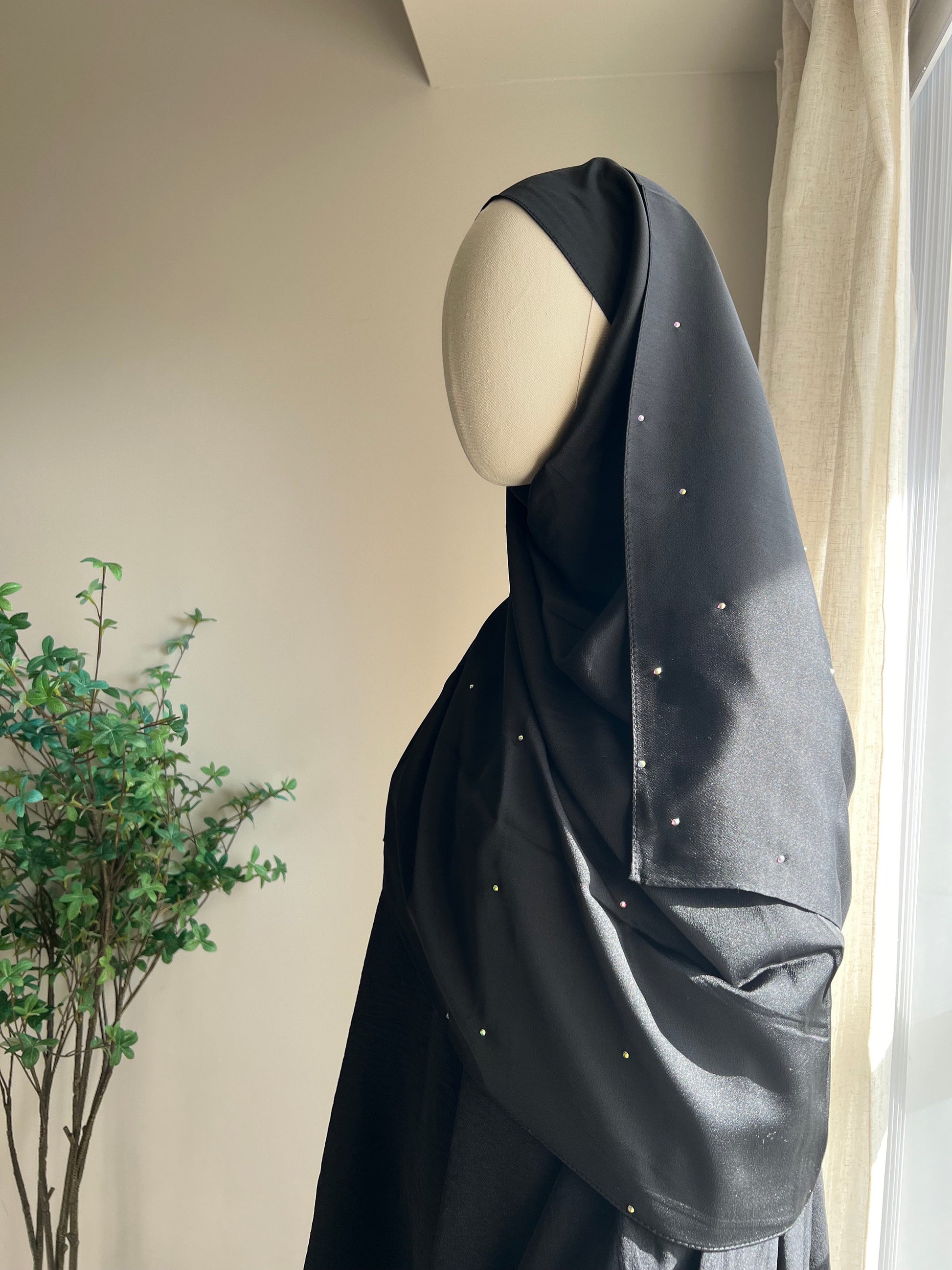 Rhinestone Shayla / Hijab / Khimar / Long Shayla / hijab scarf